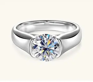 1 One Ring Women's Engagement Ring Classic round Wedding Ring Engagement Ring Anniversary Ring