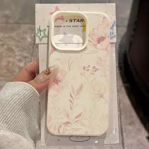 Elegant Floral Phone Case, Full Protection Shockproof Tpu Cover, Fits iPhone 11/12/13/14/15/15 Pro/15 Plus/15/16/17 Pro Max