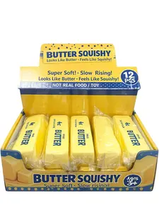Yellow Cream Scented Squishy Toy, Suitable For Play And Stress Relief, Sensory Toy