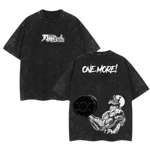valentine shirts Jack Hanma “One More!” Gym Shirt, Baki Anime Oversized Muscle Fit Tee, Acid Washed Cotton Workout Top, Double Printed Streetwear T-Shirt, Soft Athletic Vintage Graphic Tee, Anime Gymwear for Otaku & Fighters