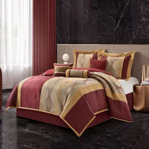 Kath Abstract Jacquard 7-Piece Comforter Set