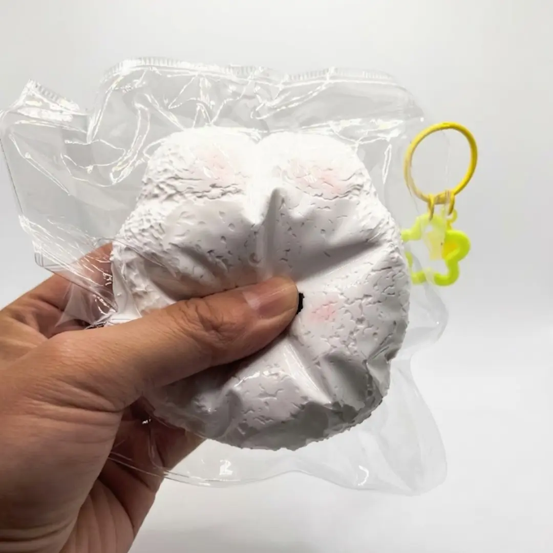 Chubby Bunny Handmade "Muddy" Squishy Squishies - BPA-Free Ultra-Soft Food-Grade Silicone Cute Fidget Toy, Sticky Doughy Squeeze Sensory Stress Relief Toy for Sensory Friendly Calm Corner Emotional Regulation Activities