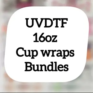UVDTF WRAPS-16oz BUNDLE 12pcs for $30
