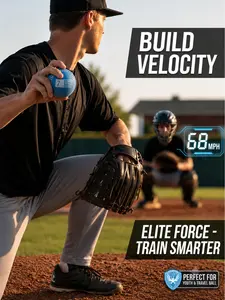 Weighted Baseball for Pitching & Throwing Training - 7oz Practice Ball for Strength Development & Velocity Building - Ideal for Youth & Adult Pitchers of All Skill Levels