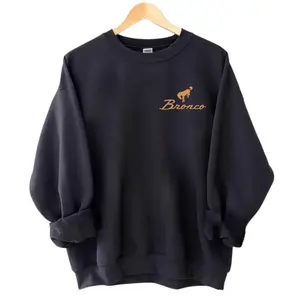 Vintage Bronco Sweatshirt Retro Off-Road Pullover, Classic Ford Bronco Car Lover Crewneck for Men, Summer Mechanic Outfit