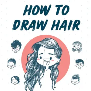 How to Draw Hair - Tips & Workbook