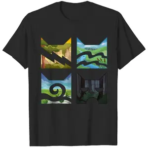 Four Warriors Warrior Cats Logo T-Shirts