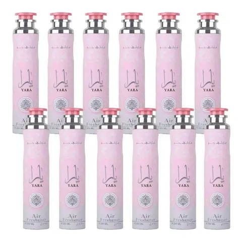(12 Pack) Yara Air Freshener Spray by Lattafa, 300ml