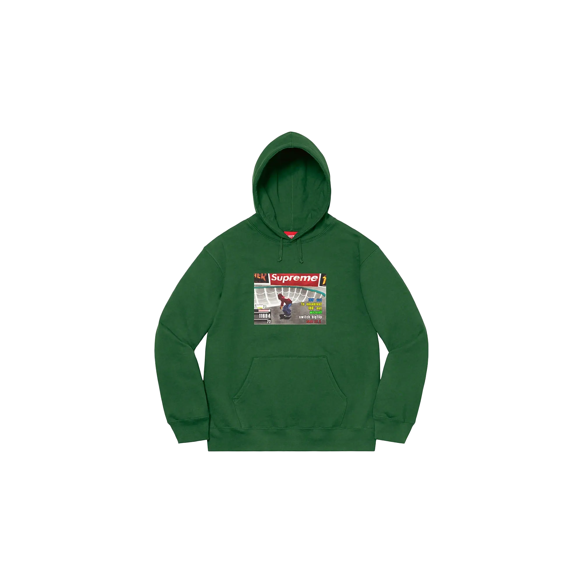 Thrasher Hooded Sweatshirt "FW21 - Green" FW21SW98 GREEN