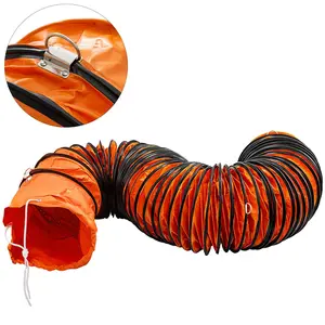 【DealsForYouDays】VEVOR Ducting Hose,  25ft PVC Flexible HVAC Duct Hosing for 10 Inch Utility Blower Exhaust Fan
