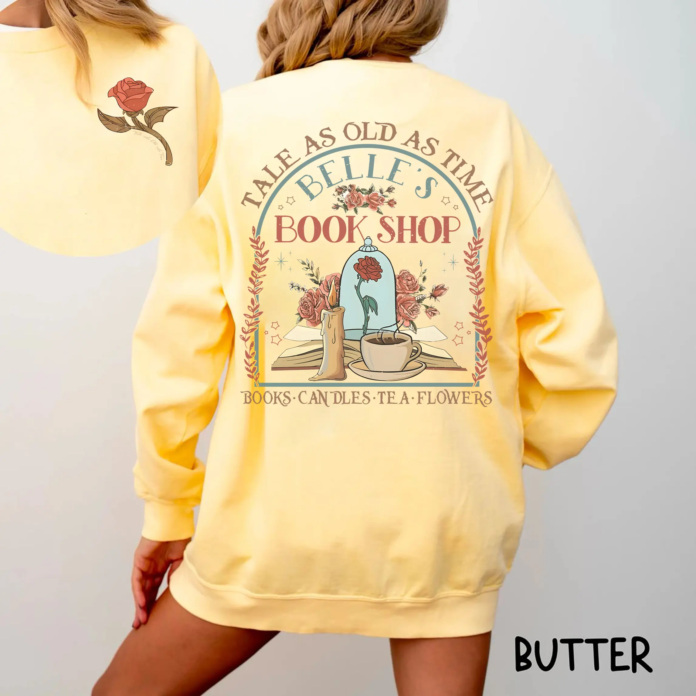 Tale As Old As Time Shirt, Belle Princess Sweatshirt, Beauty Princess Shirt, Princess Book Shirt, Bookish Shirt, Princess Book Club Shirt