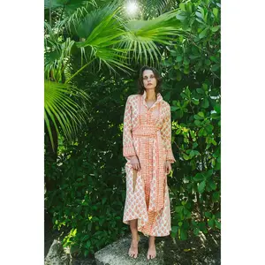 Marrakech Kaftan | Pink Coral
