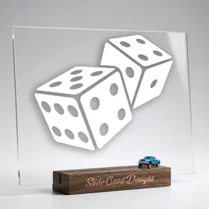 Double Dice - Vehicle Vinyl Sticker Decal - High Quality Automotive Grade Vinyl