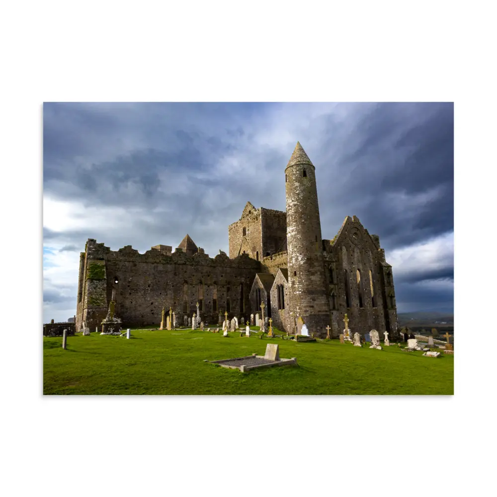 12th Century Rock of Cashel Castle 20" x 28" Premium Luster Photo Poster