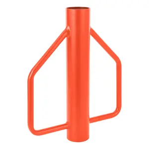 Heavy Duty Steel Fence Post Driver with Handles, 18 LB Manual Post Pounder, Durable Ground Piling Tool for T Posts, Wood Posts & Metal Posts, Farm & Outdoor Use