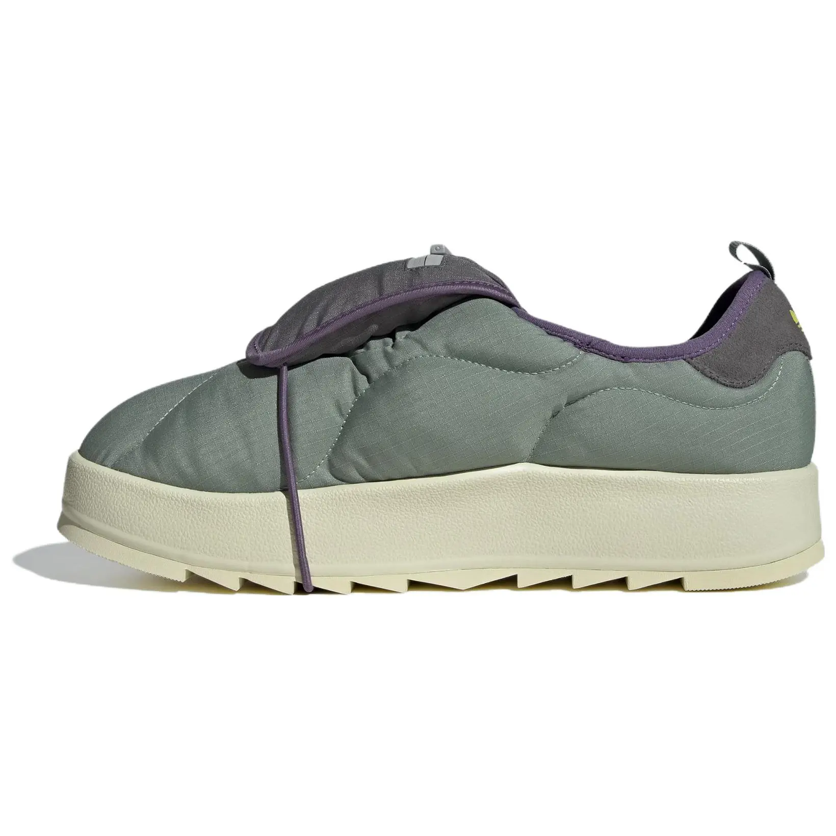 Adidas Puffylette Silver Green' Versatile Durable Non-slip Low Top Sneakers Unisex Grey IF3957