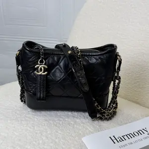 Pre-owned CHANEL Gabrielle Small Hobo Bag in Black Calfskin with Gold Hardware, 2018 25494374 16