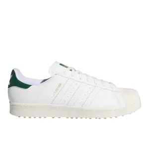 adidas Mens Superstar Spikeless Golf Sneakers Shoes - White adidas Mens Superstar Spikeless Golf Sneakers Shoes - White