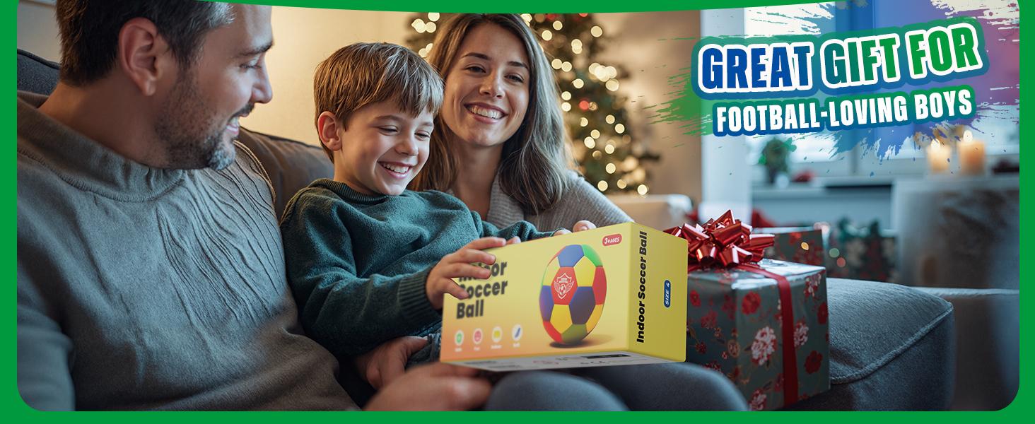 Hope rock House Soccer Ball, Indoor Soccer Training Ball Size 4, Kids Inside for Your Home Ball, Lightweight Safe Fun for Dribbling Training, Great Youth Soccer Balls, Soccer Gifts for Boys 8-12