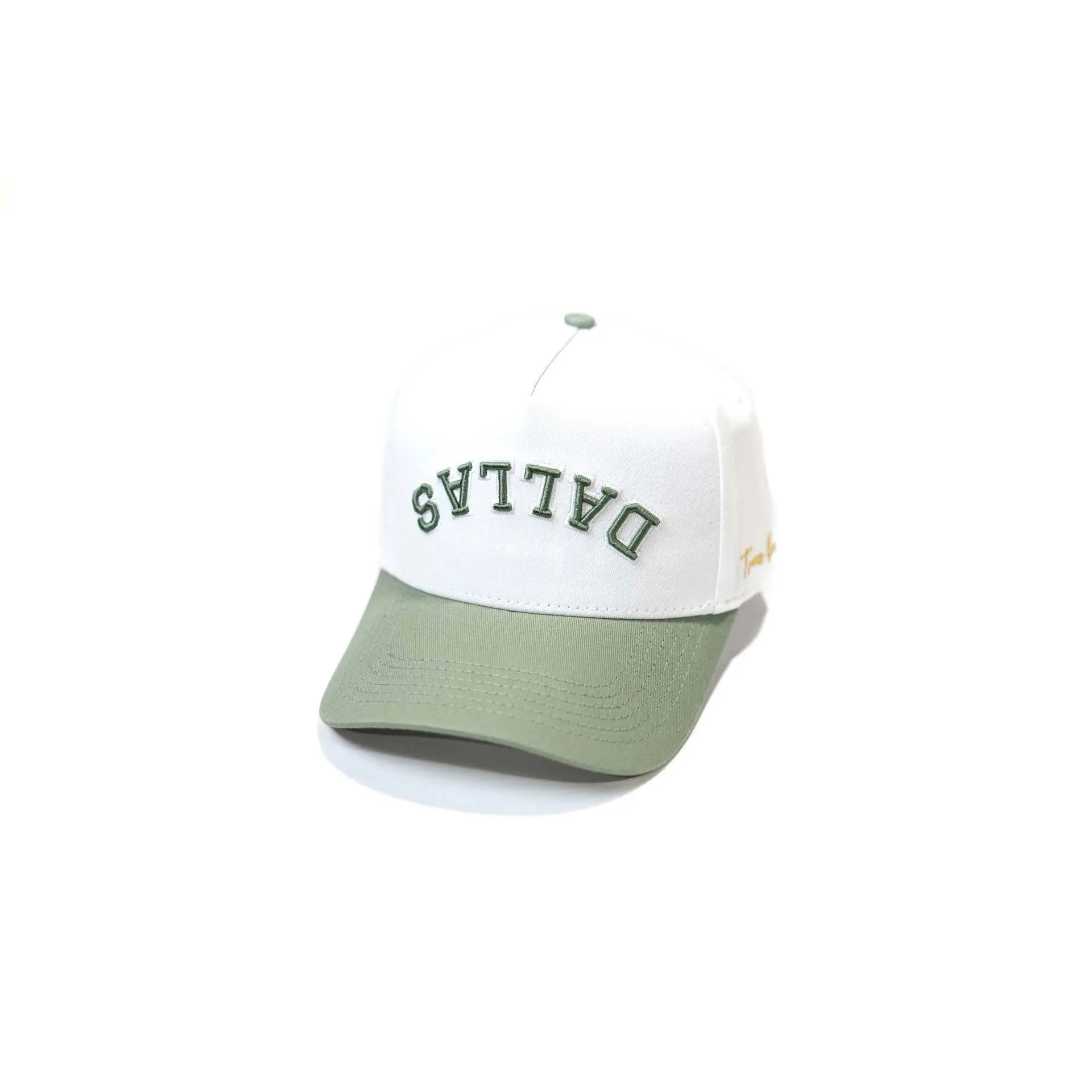 Precurved Dallas snapback - SAGE / WHITE Precurved Dallas snapback - SAGE / WHITE