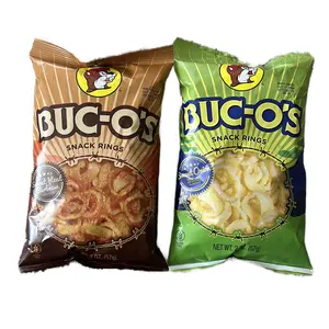 Buc-o’s Snack Rings Sweet Heat Barbecue and Sweet Onion.