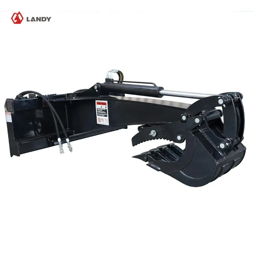 Skid Steer Backhoe Excavation Tool with Steel Frame, 15-in Bucket (Bucket Width: 15 Inches), Universal Quick Attach Plate, 3000 PSI Max Pressure, 631 lbs, 85" L x 48" W x 27.5" H, USA Stock for Digging Tasks