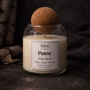 Eden "Pause" Candle- White Birch ( Stillness & Clarity)