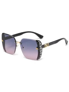 2026 New Unisex Large Frame Fashion Glasses, Square Frame Sunglasses, Vintage Sunglasses, Retro Design for Daily Wear, Photography, Travel, Beach, All Seasons