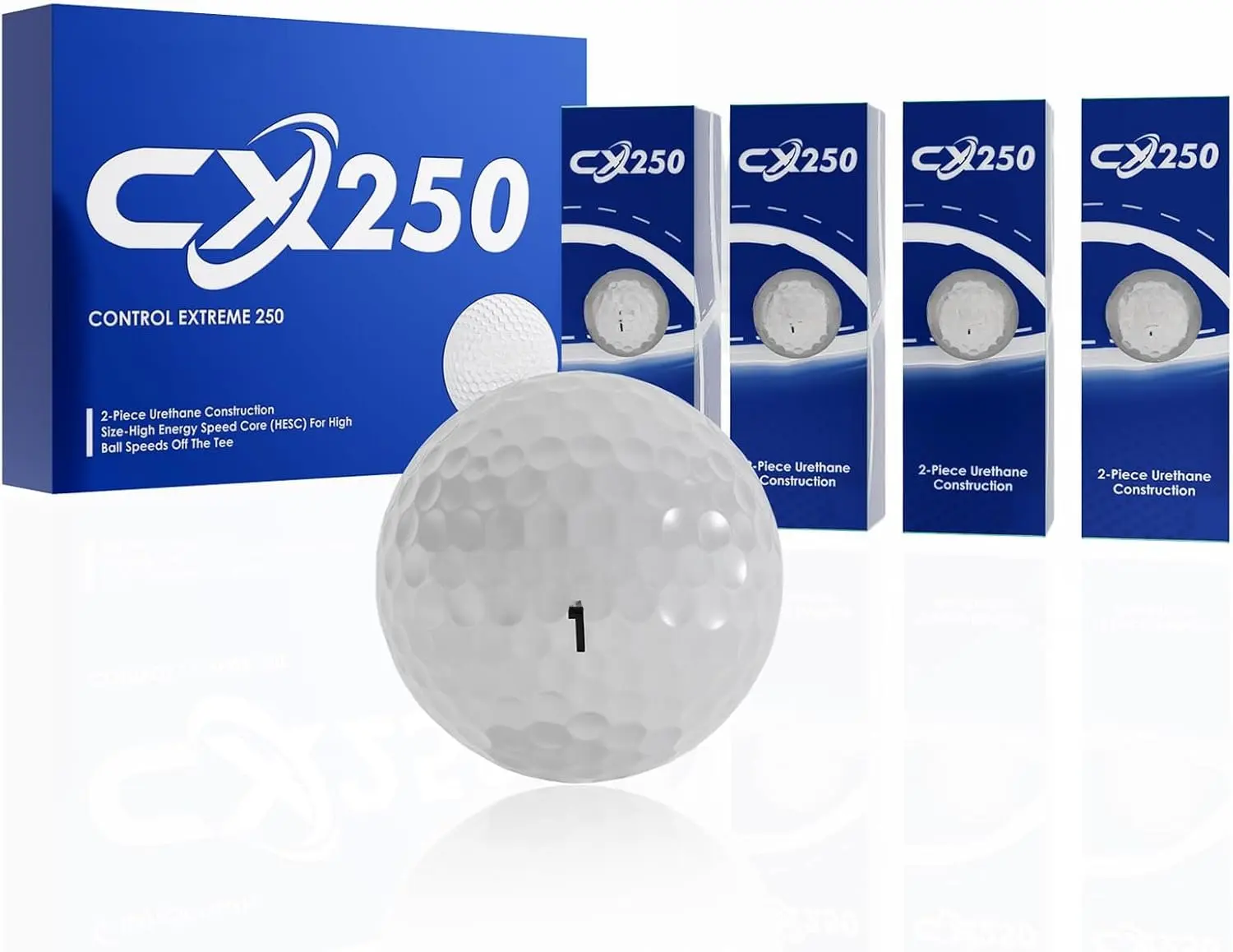 Urethane Golf Balls, High Spin & Soft Feel  Flex Core Technology for Maximum Distance & Control  332 -Dimple Design for Improved Aerodynamics