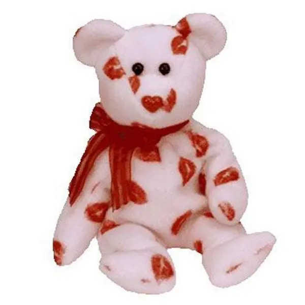 TY Beanie Baby - SMOOCH the Kisses Bear (8.5 inch) (2000) MWMTs