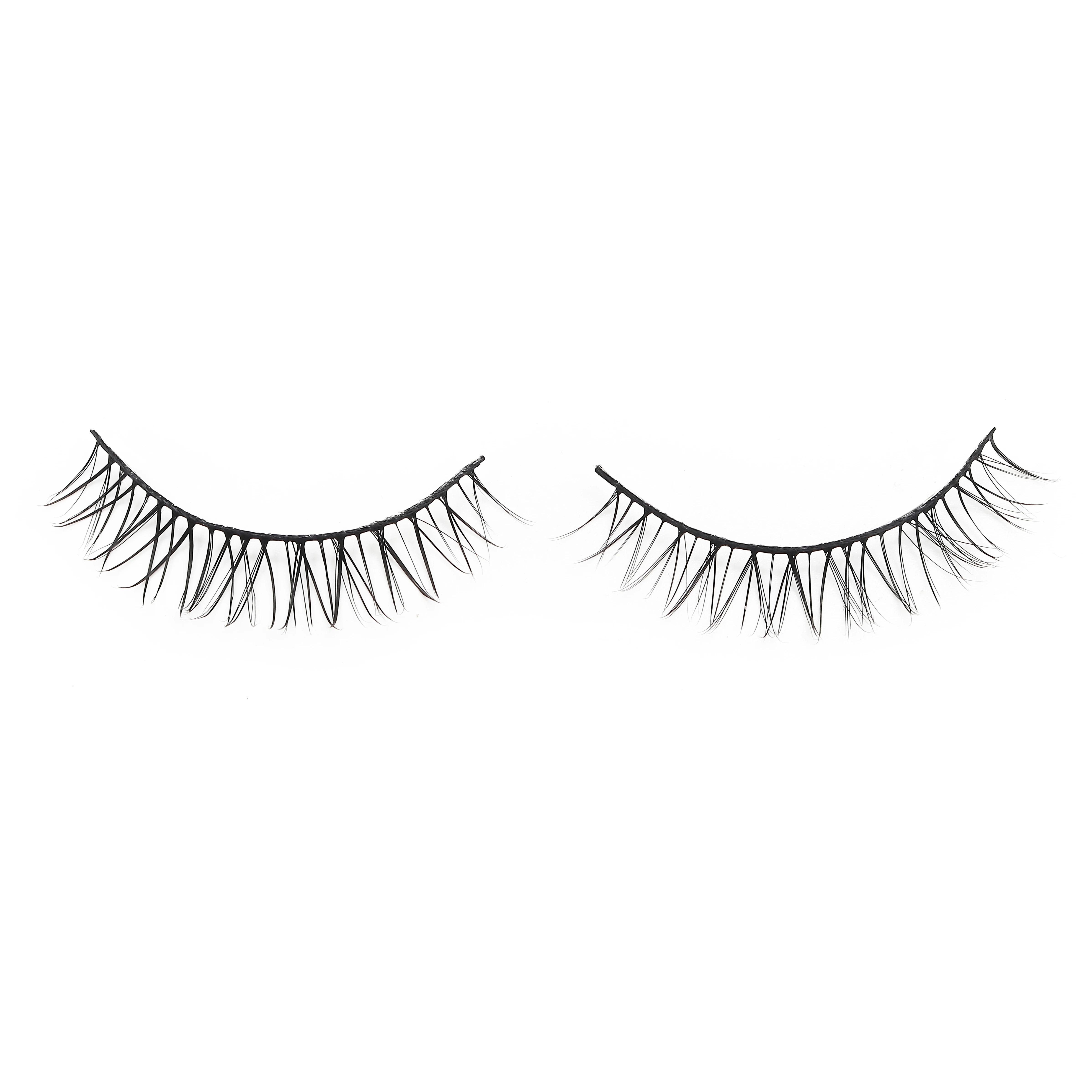 Fake Eyelash Anime Lashes 5 Pairs Little Devil Eyelashes Natural Daily Makeup Manga Eyelashes Clear Band Eyelashes