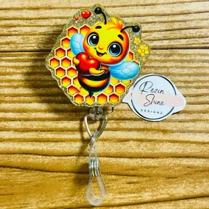 Bumblebee Badge Reel