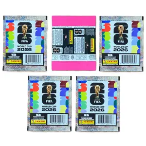 5 World Cup Pink Parallel Sticker Packs - 2026 Panini FIFA World Cup Soccer Football Stickers - US Edition - Costco Exclusives