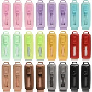 Z-MTS16 24 Pcs Cute Retractable Eraser for Pencils Cute School Supplies Kawaii Erasers for Kids Fun Cartoon Erasers Back to School Supplies Kid Party Favors Gift (Style 2)