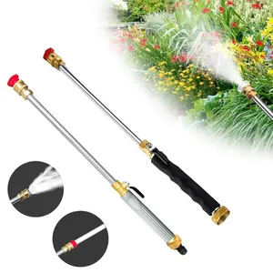 High Pressure Cleaning Rod, 1 Set Multifunctional Garden Hose Accessories, Durable Aluminum Alloy Watering Tool for Car & Yard Cleaning, Garden Hose Nozzle