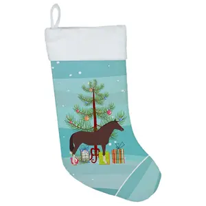 Carolines Treasures  English Thoroughbred Horse Christmas Christmas Stocking