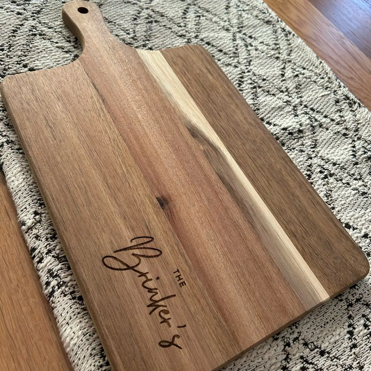 Acacia Wood Custom Charcuterie Board Acacia Wood Custom Charcuterie Board