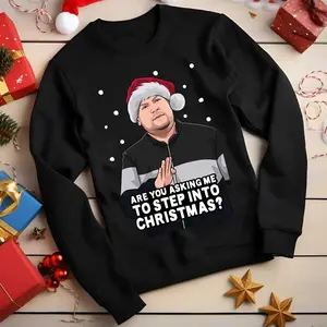 Smithy from Gavin and Stacey Step Into Christmas Jumper  Secret Santa  Xmas Sweatshirt  Ugly Christmas Jumper  Great Gift Cotton Menswear