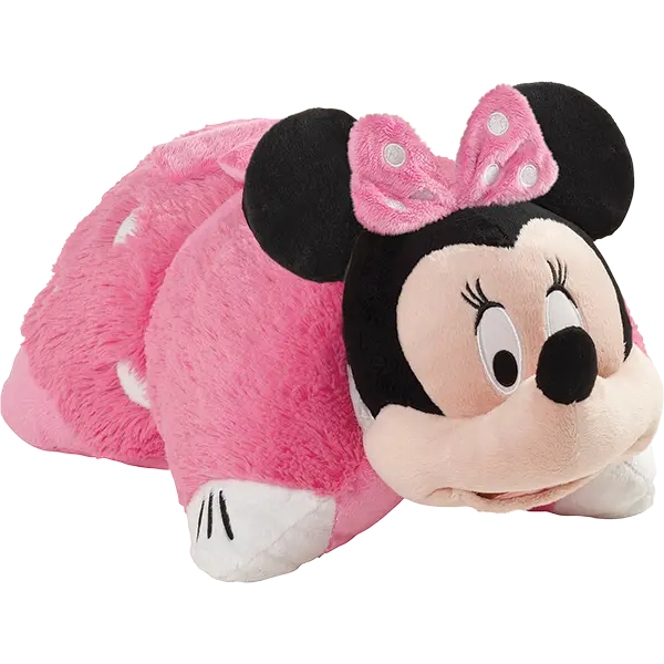 Pink Polka Dot Mouse Pillow Pet