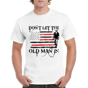 Vintage T - Shirt with “Don't Let the Old Man in” Rip Toby Keith Design