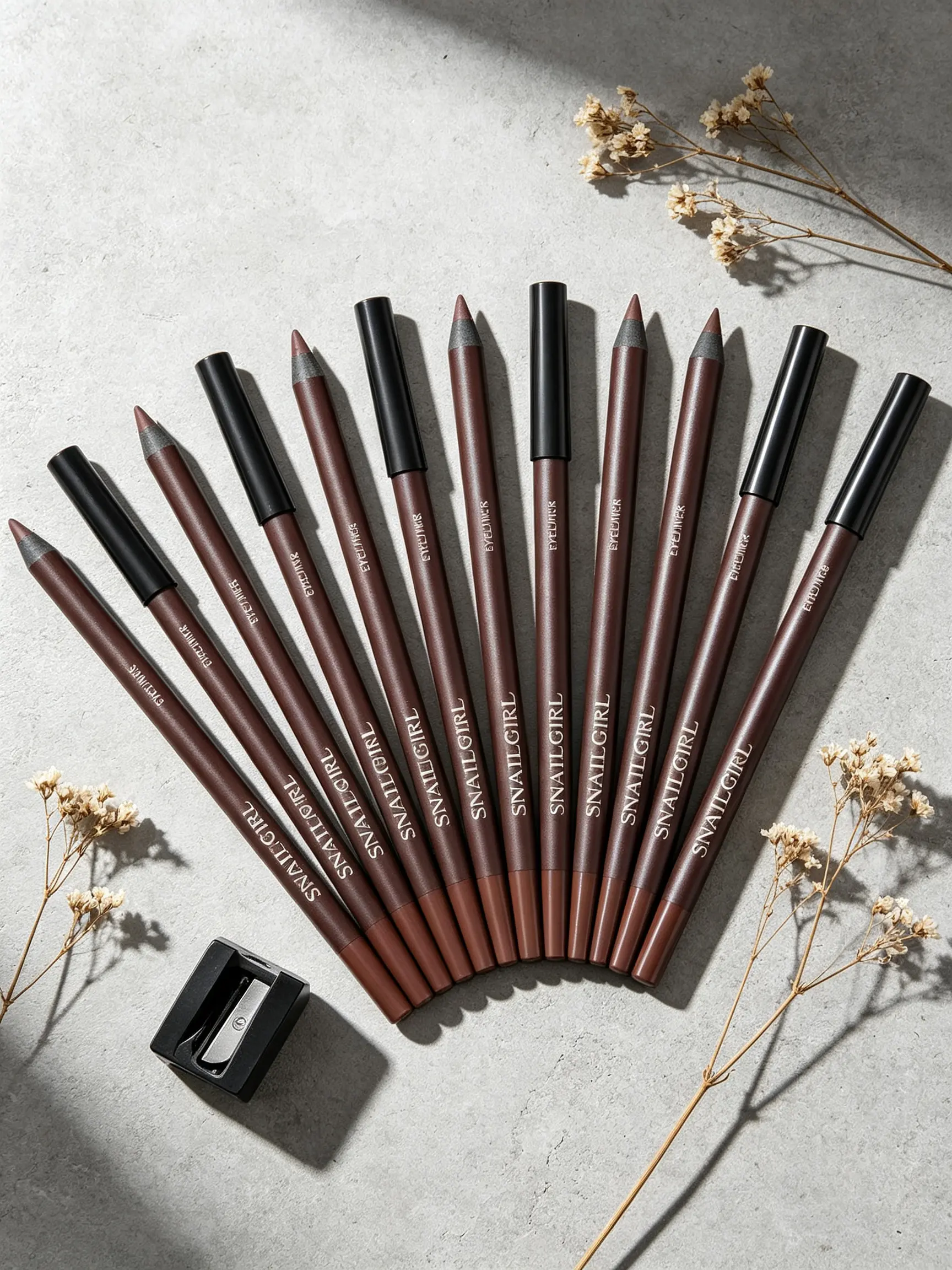 SNAILGIRL Women's Waterproof Gel Eyeliner Pen - 7 Matte Colors, Retractable Blade, Long-Lasting, Smooth, Smudge-Resistant, Pigment-Rich Lipliner, Silky Cosmetic (TikTok Shop Deals)