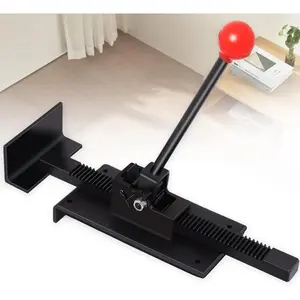 Professional Hardwood Floor Jack, Flooring Jack Tool for Leveling Straighten & Install Hardwood Floor Laminate Vinyl Plank, Heavy Duty Ratcheting Floor Positioning Tool, Floor Gap Fixer