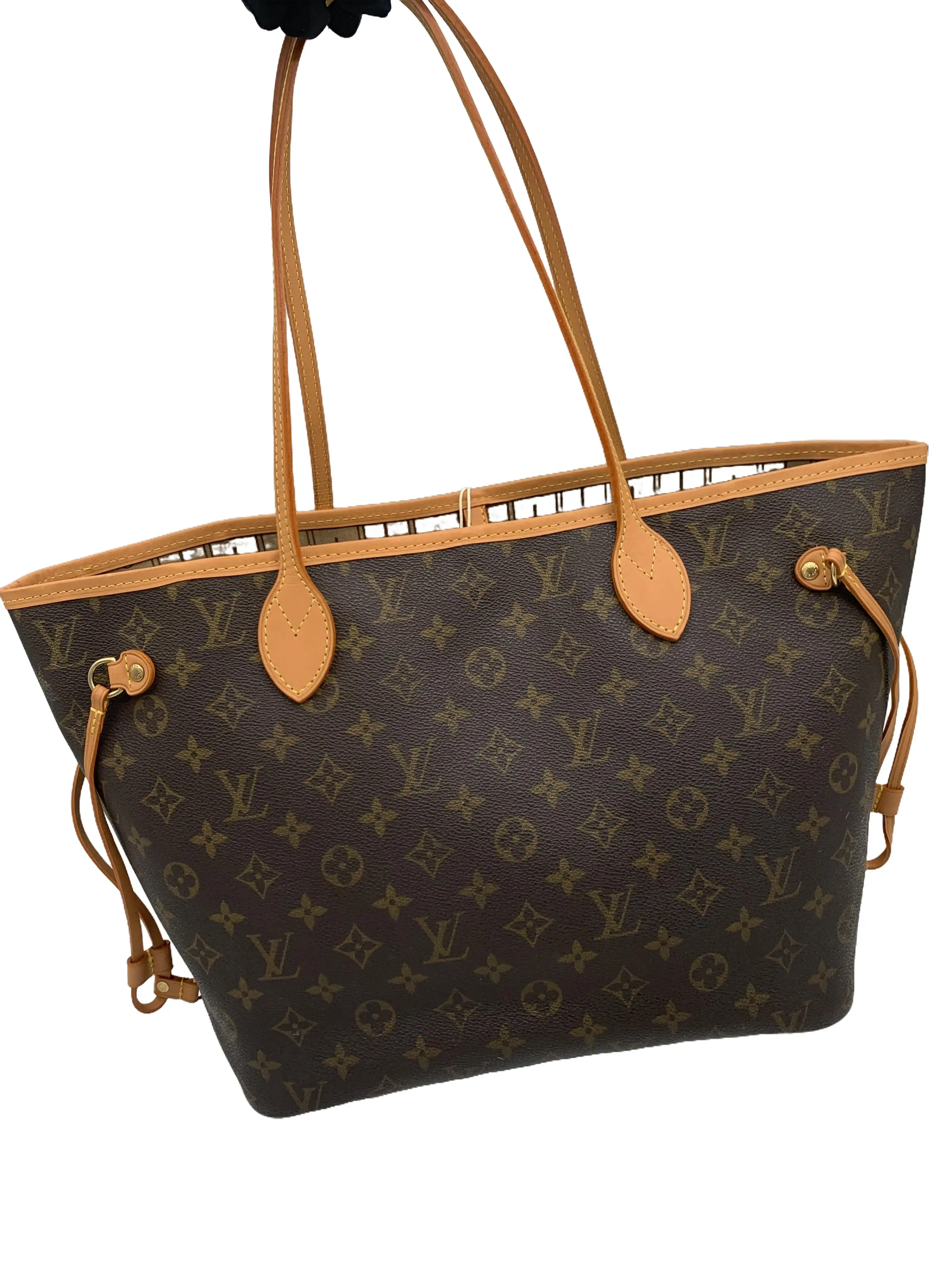 Pre-owned Louis Vuitton Monogram Neverfull MM Tote Shoulder Bag/WJ07308330/8330