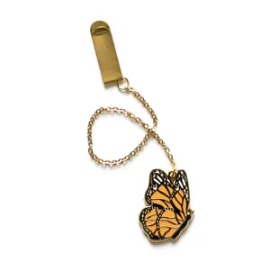 Monarch Butterfly Bookmark Charm