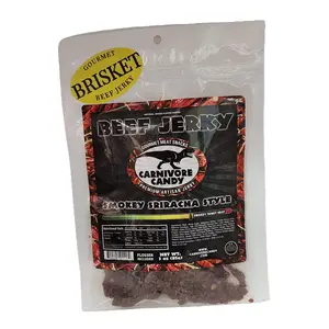 Carnivore Candy Beef Jerky: Smokey Sriracha Snack Savory Snack Savory