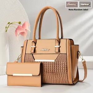 A two-piece set of stylish and versatile large-capacity women's bags, featuring minimalist trendy casual and commuting handbags, as well as crossbody shoulder bags.