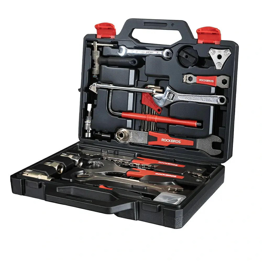 ROCKBROS 22-in-1 Bike Repair Tool Kit, Multi-Function Cycling Maintenance Tool for Mountain & Road Bikes