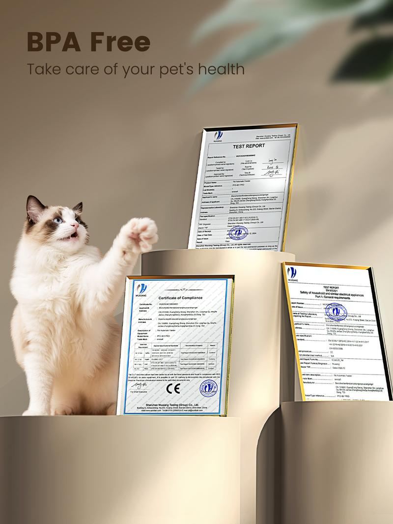 oneisall  Smart  Pet  Feeder, 3.5L Automatic Food Dispenser for Cats, dogs，Small Pets Indoor, Timed and quantitative dry food cat feeder