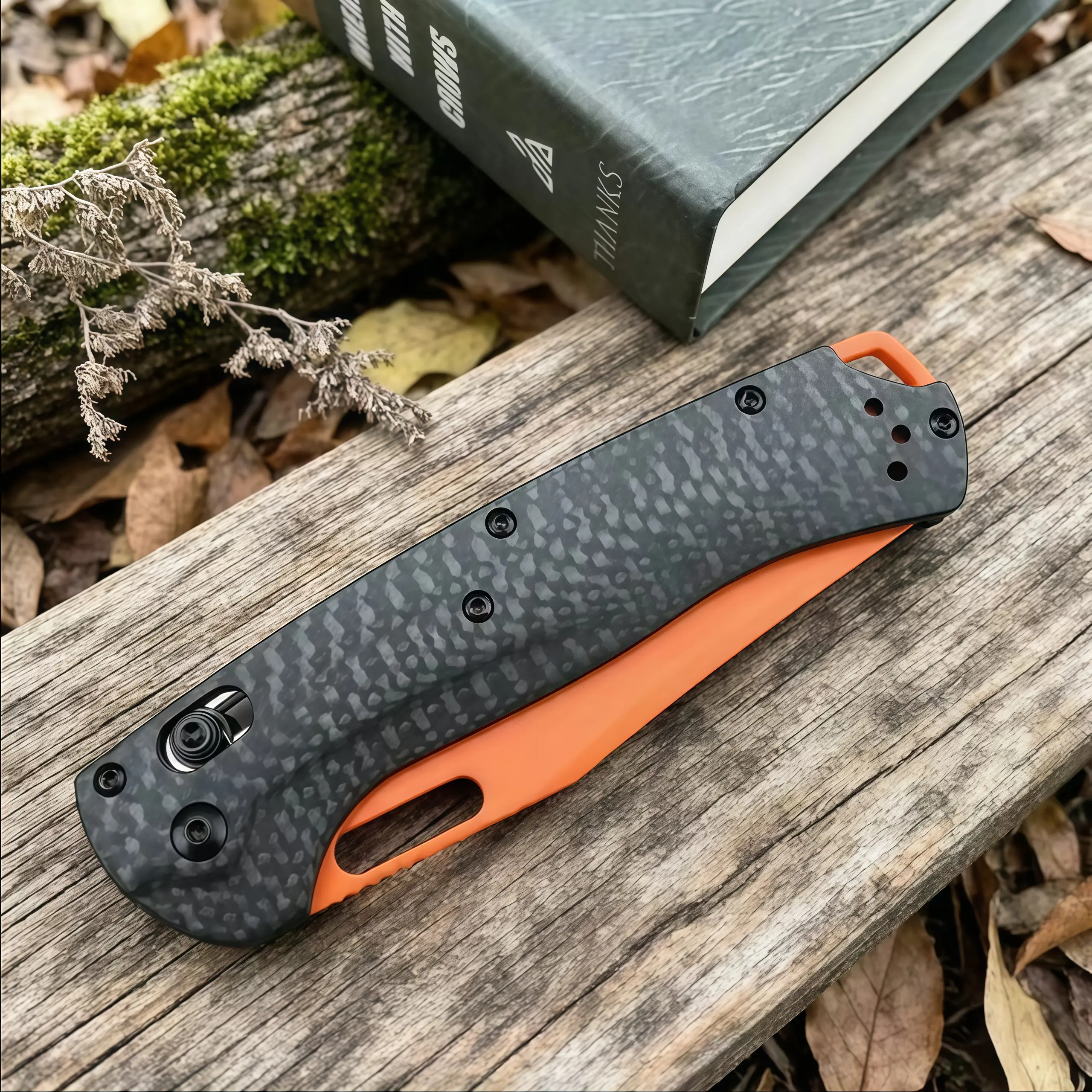 15535 folding knife, carbon fiber handle, high-quality knife, fruit knife, pocket knife, kitchen knives