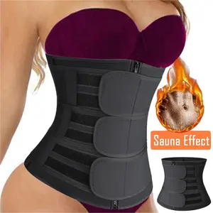 Women Sauna Sweat Waist Trainer Corset Neoprene Body Shaper Tummy Control Waist Trimmer Girdle Workout
